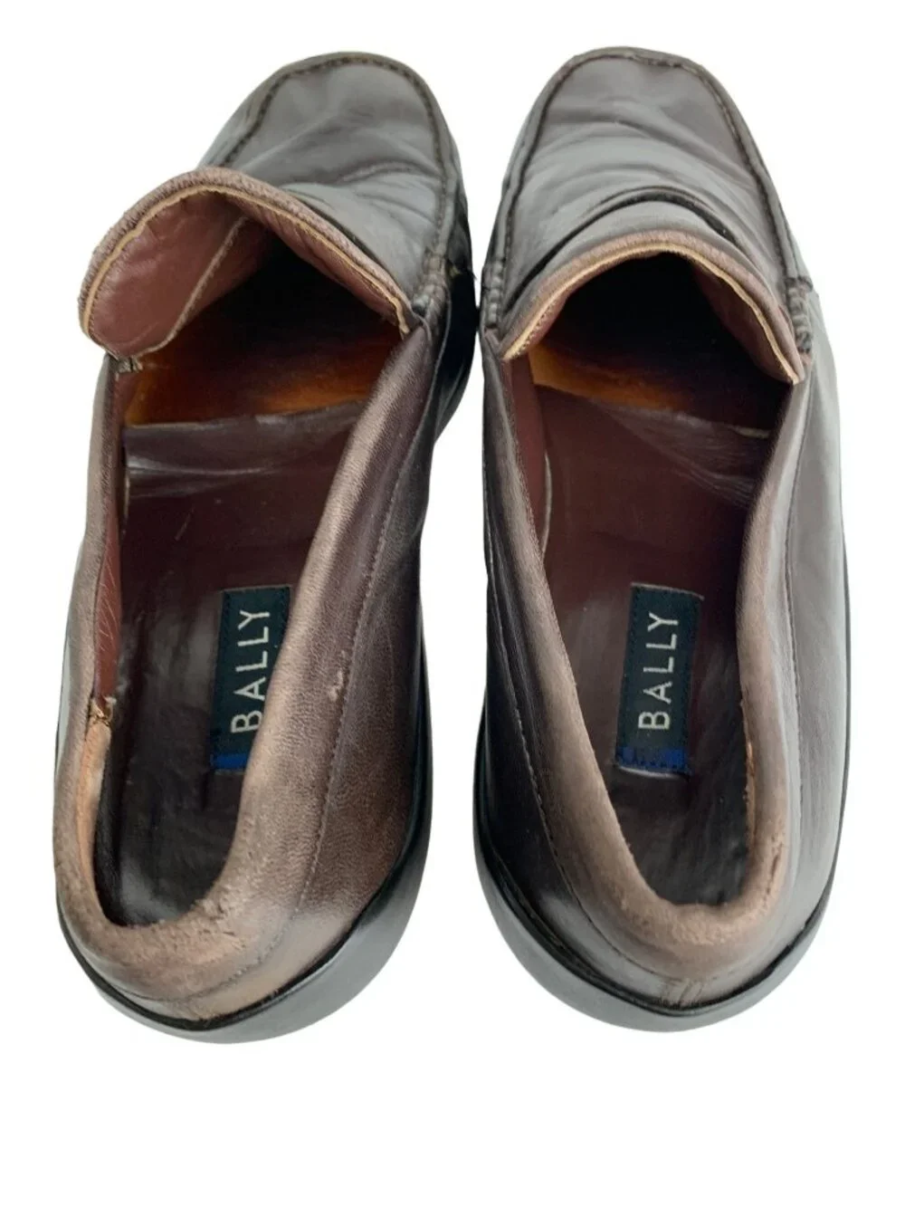 Vintage Bally's Men's Leather Loafers size 10